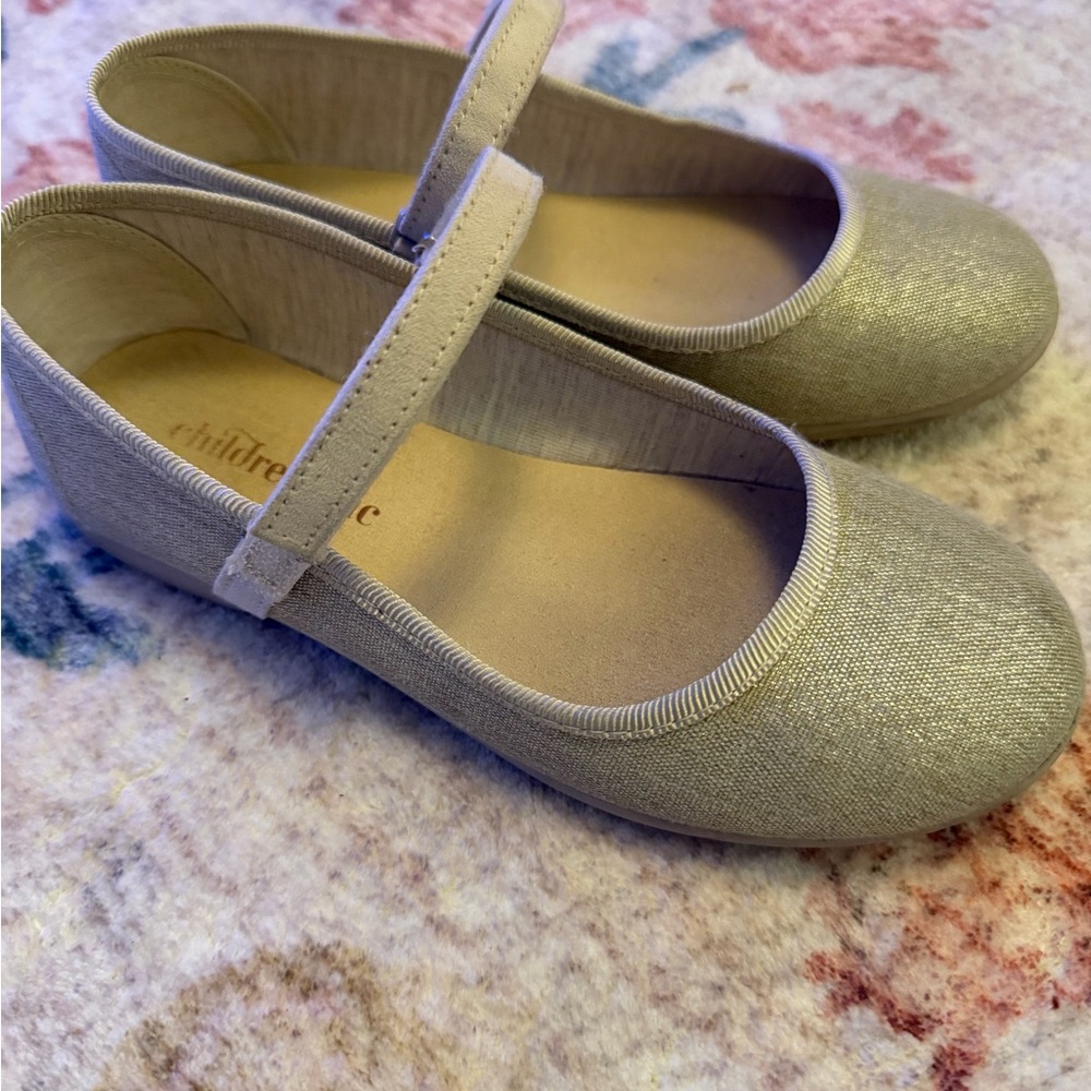 Childrenchic  Mary Jane Flats gold